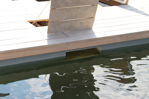 Einlauf des Skimmers